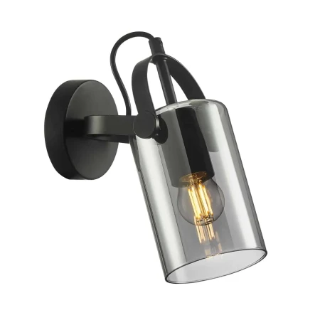 Kinkiet nowoczesny Nanesma WL-32453-1 BK+SG - Italux
